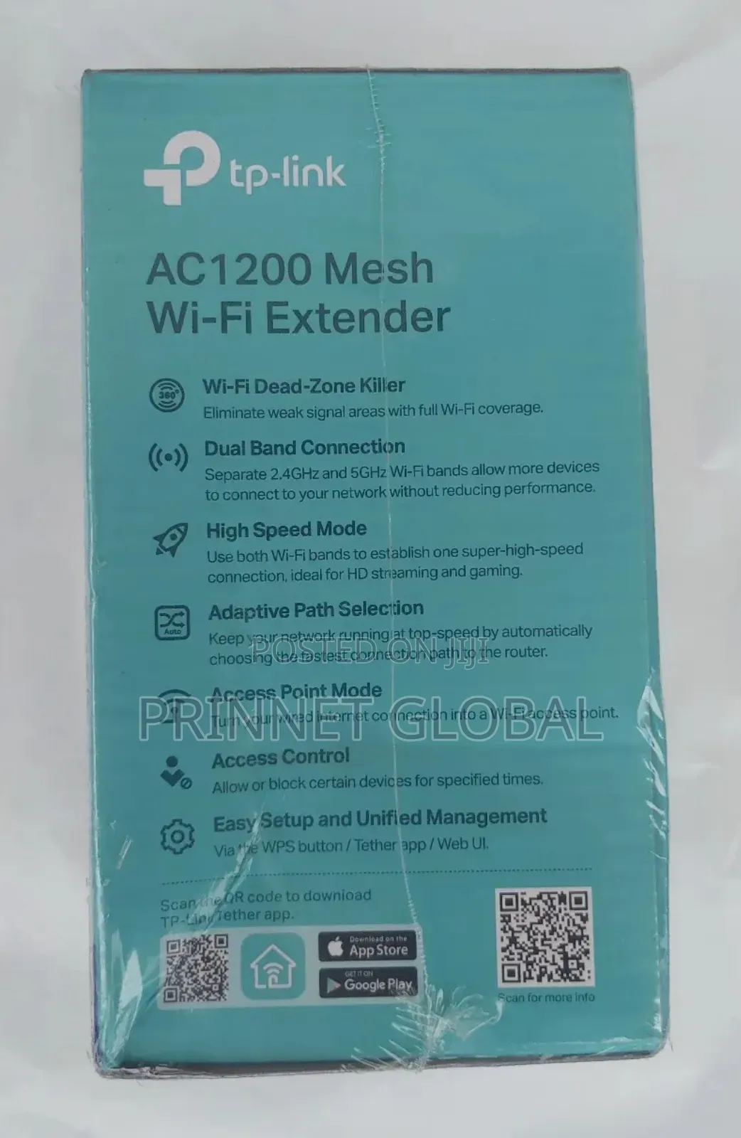 Tp-Link Mesh Wifi Extender Ac1200 Dual Band Re305