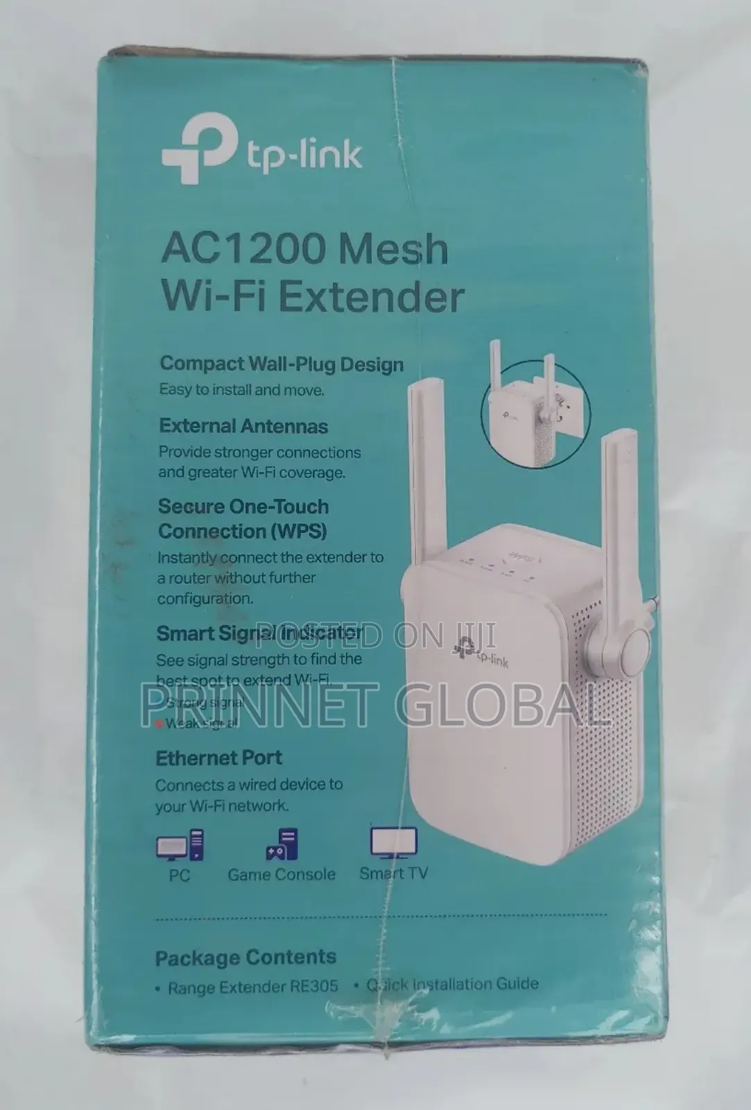 Tp-Link Mesh Wifi Extender Ac1200 Dual Band Re305