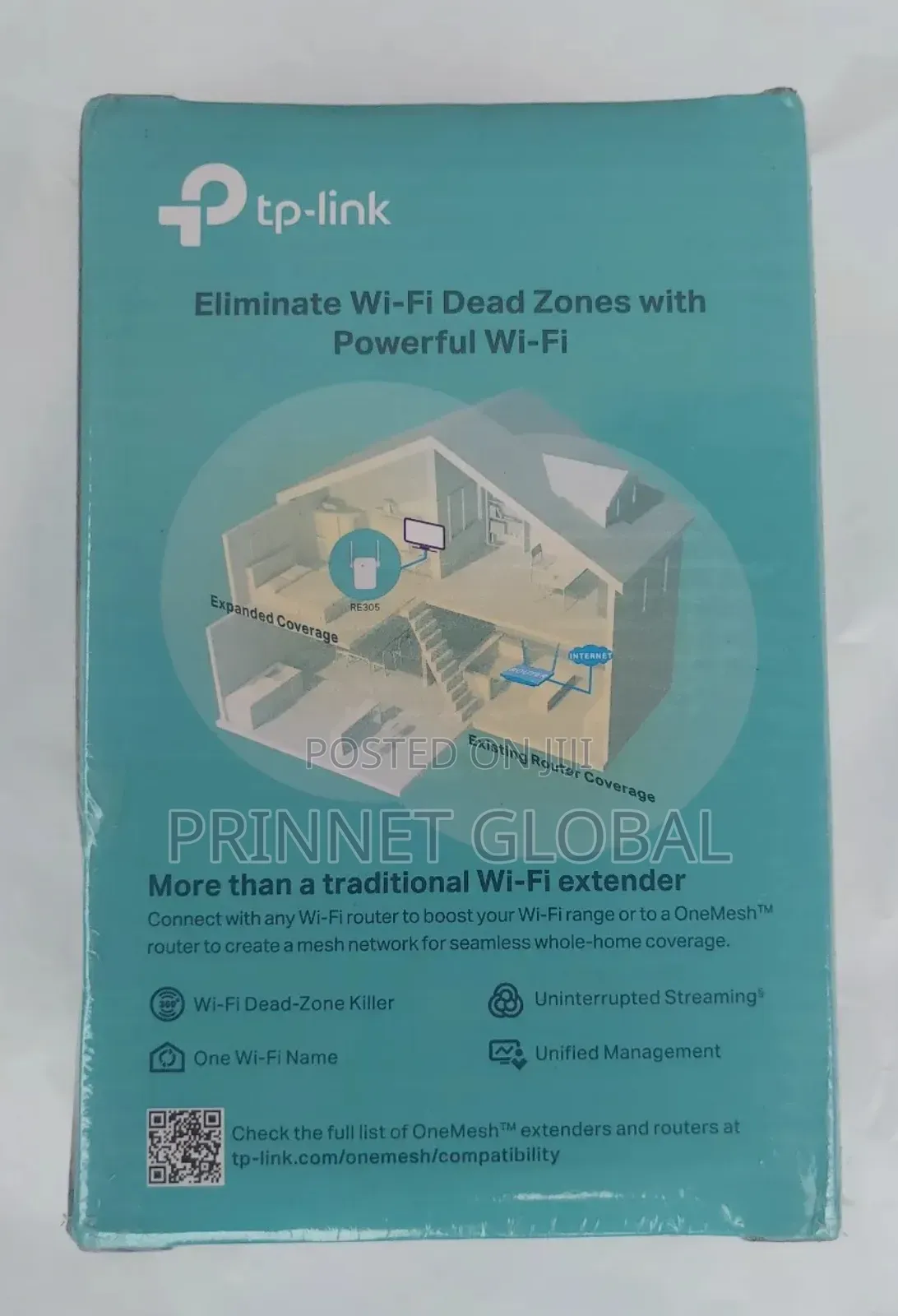 Tp-Link Mesh Wifi Extender Ac1200 Dual Band Re305