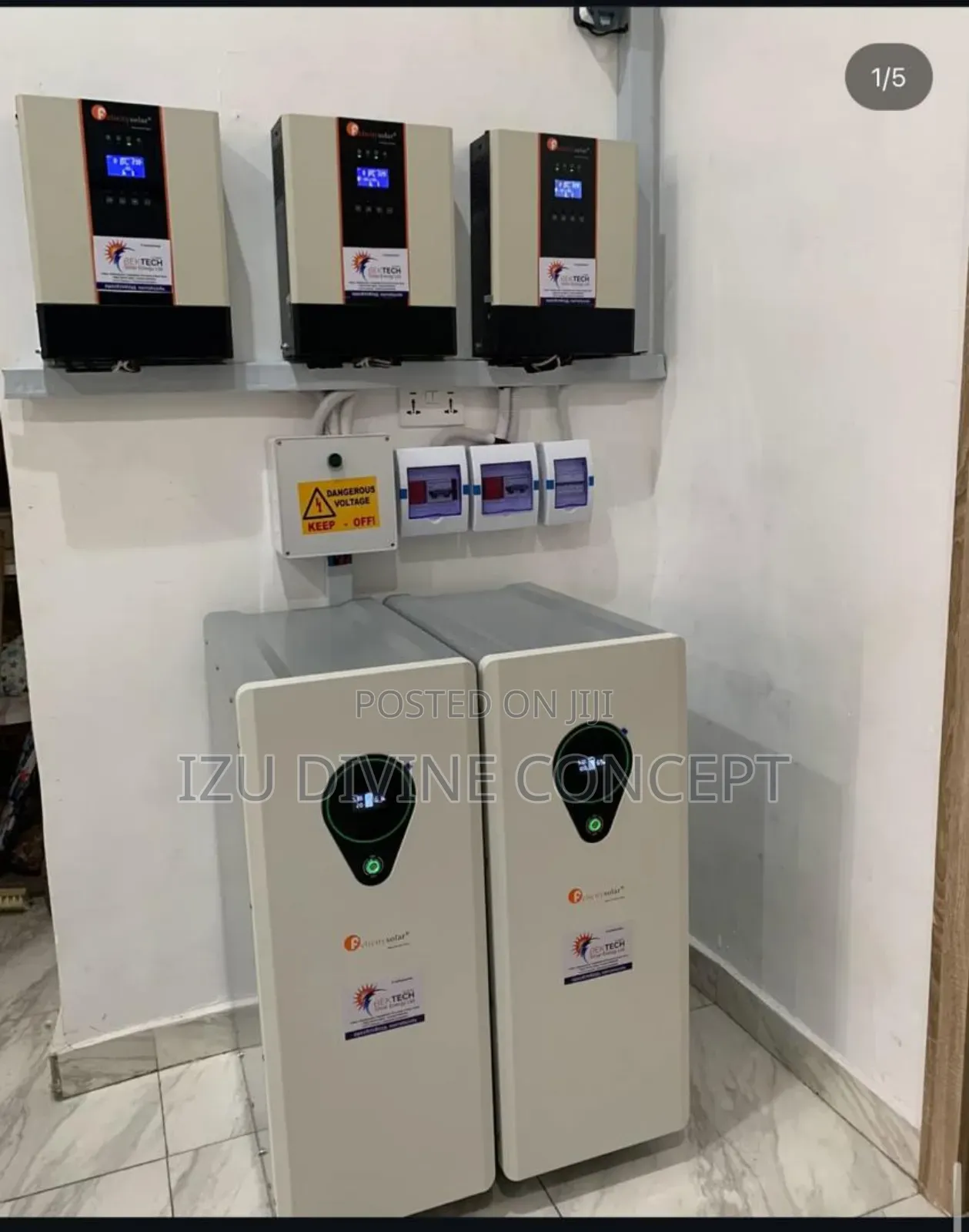 15kva Inverter Setup and 35 KWH Lithium Battery Backup