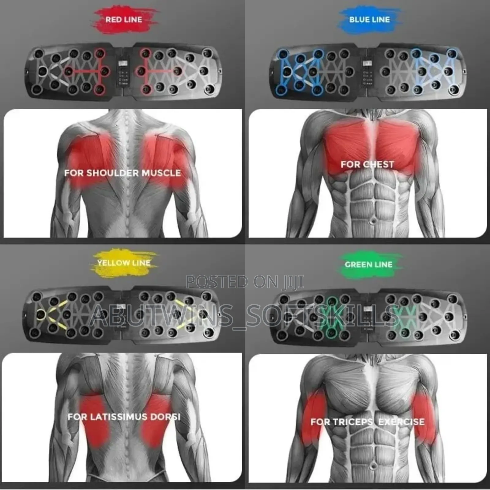 Foldable Push Up Board