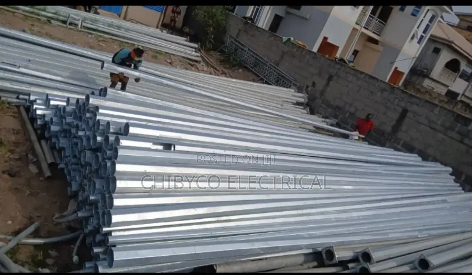 Galvanized Street Lights Pole