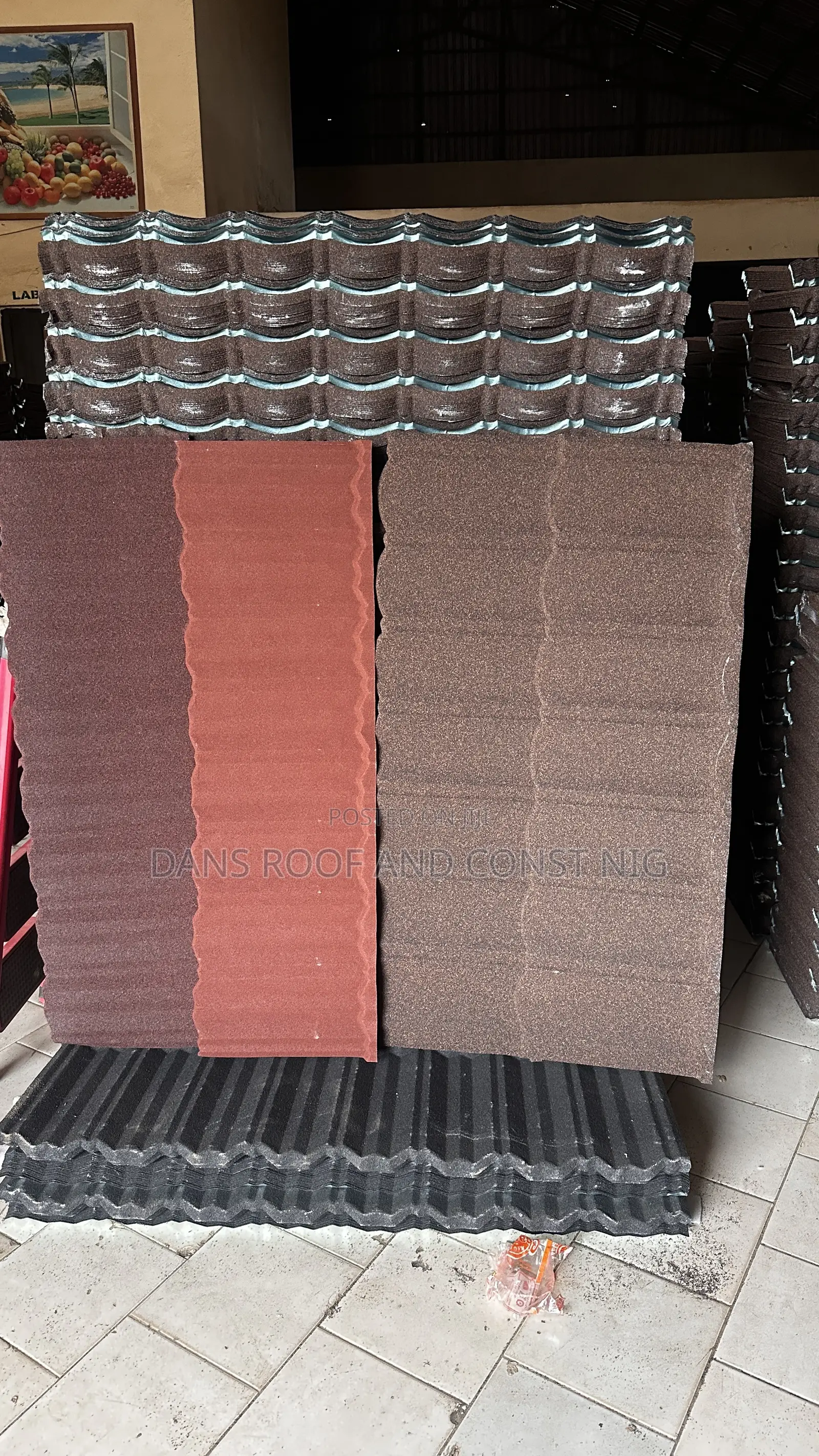 Dans Roof and Cons Nig Ltd. Step Tiles