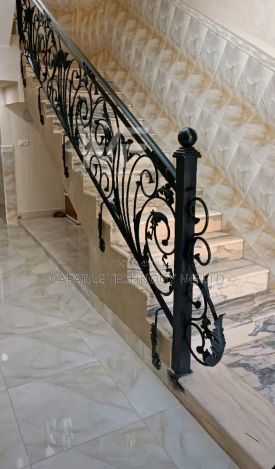 Foreign Wronght Iron Railings Handrail