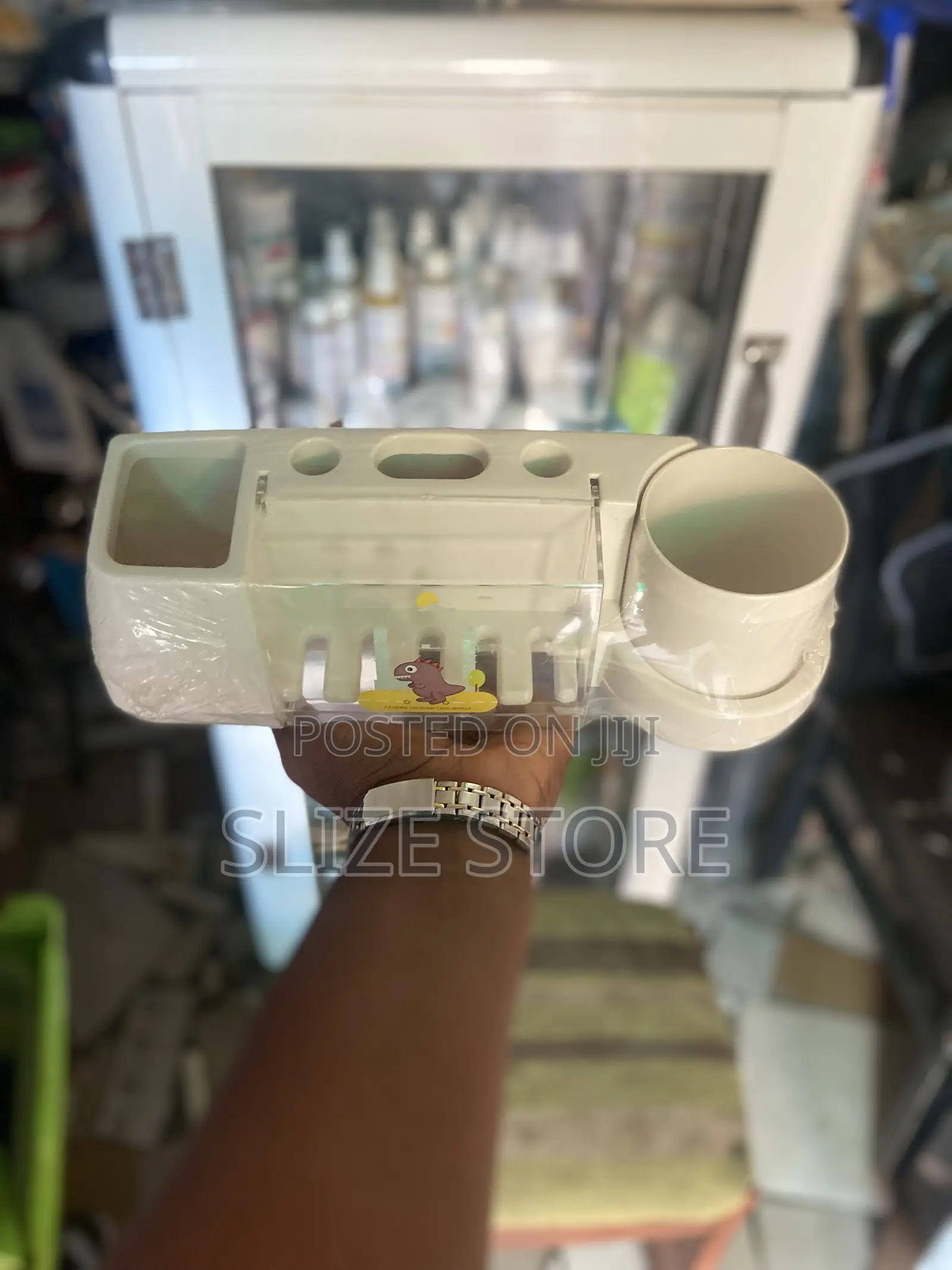 Angel Bear Toothbrush Holder and Organizer