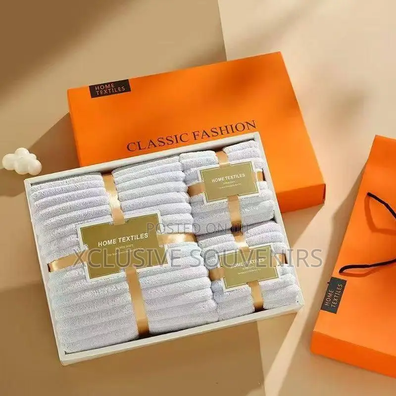 New Design 3in1 Towel With Gift Box And Carrier Bag