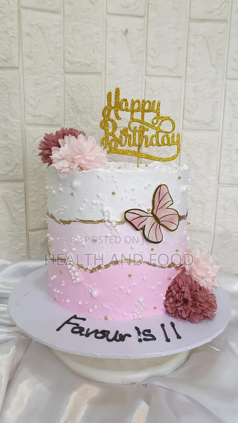 8" Three Layers Cake