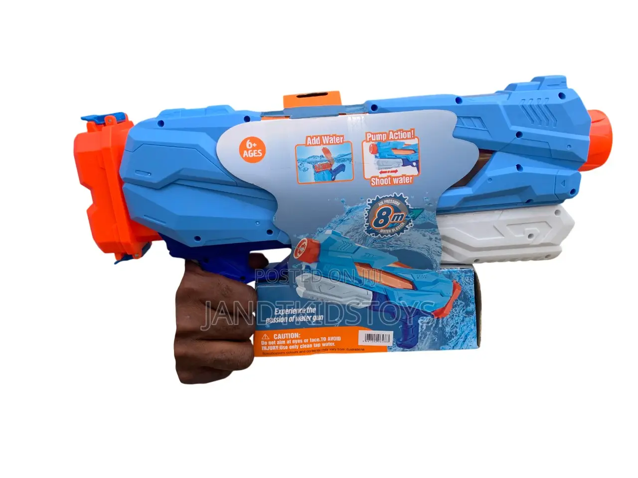 Big High-Pressure Kids Water Blaster Gun – 8m Range