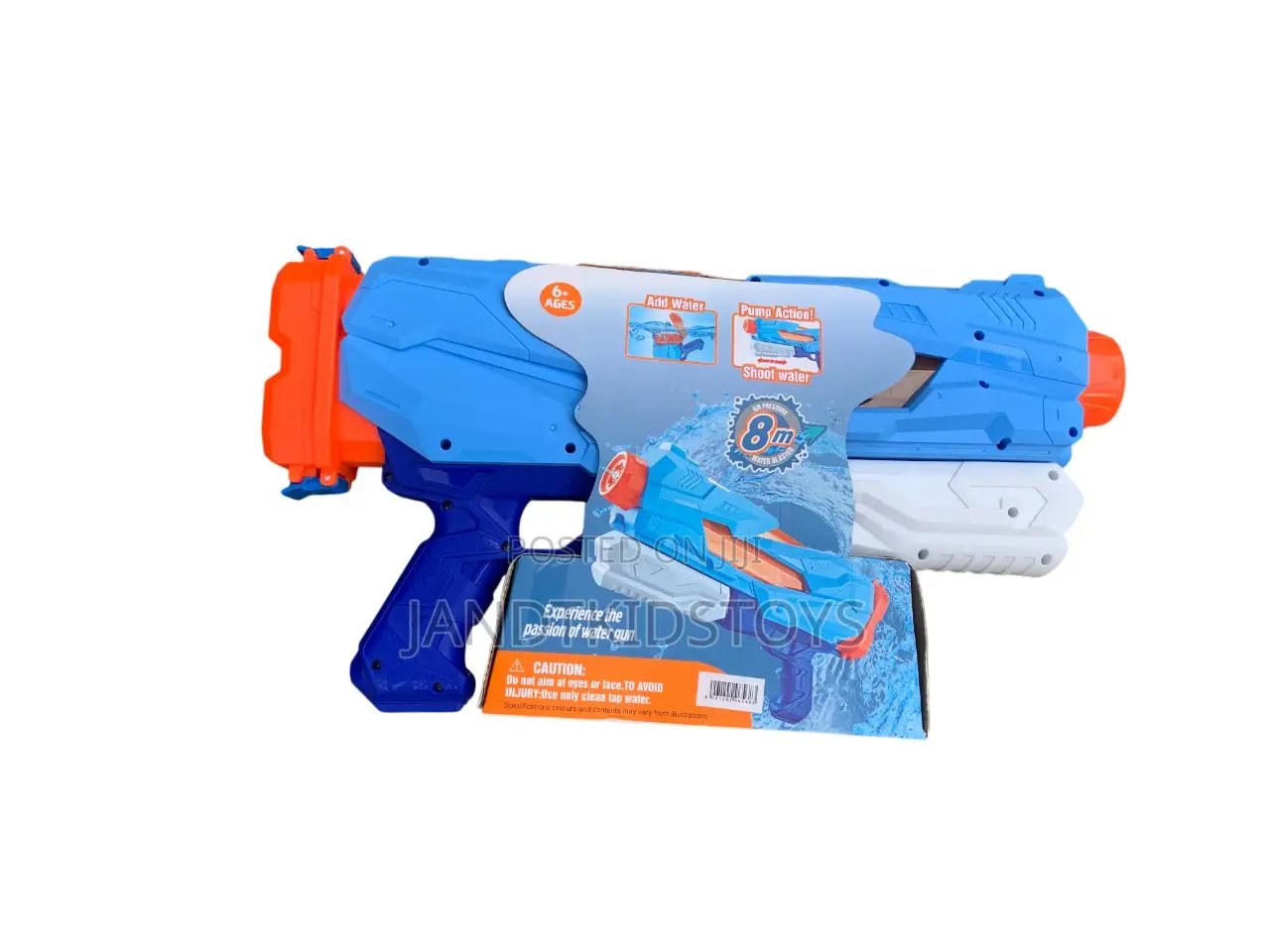 Big High-Pressure Kids Water Blaster Gun – 8m Range