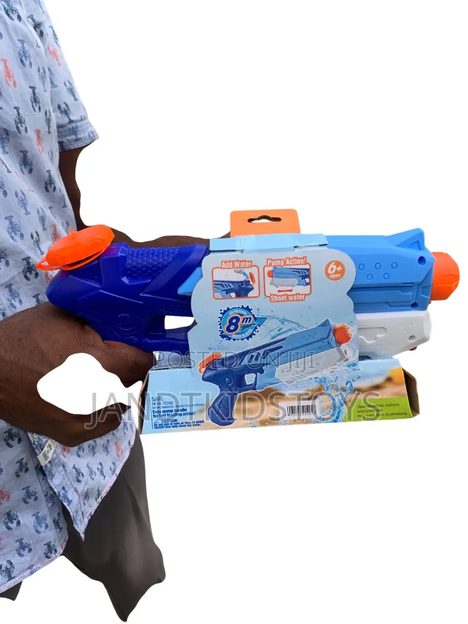 High-Pressure Kids Water Blaster Gun – 8m Range