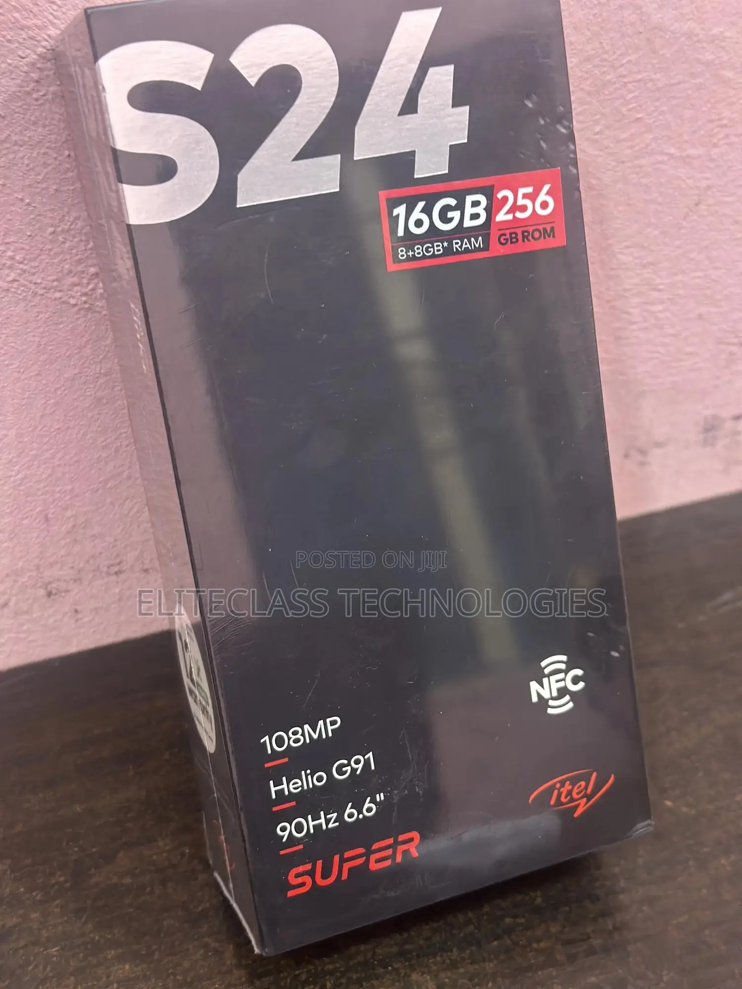 New Itel S24 256 GB Black