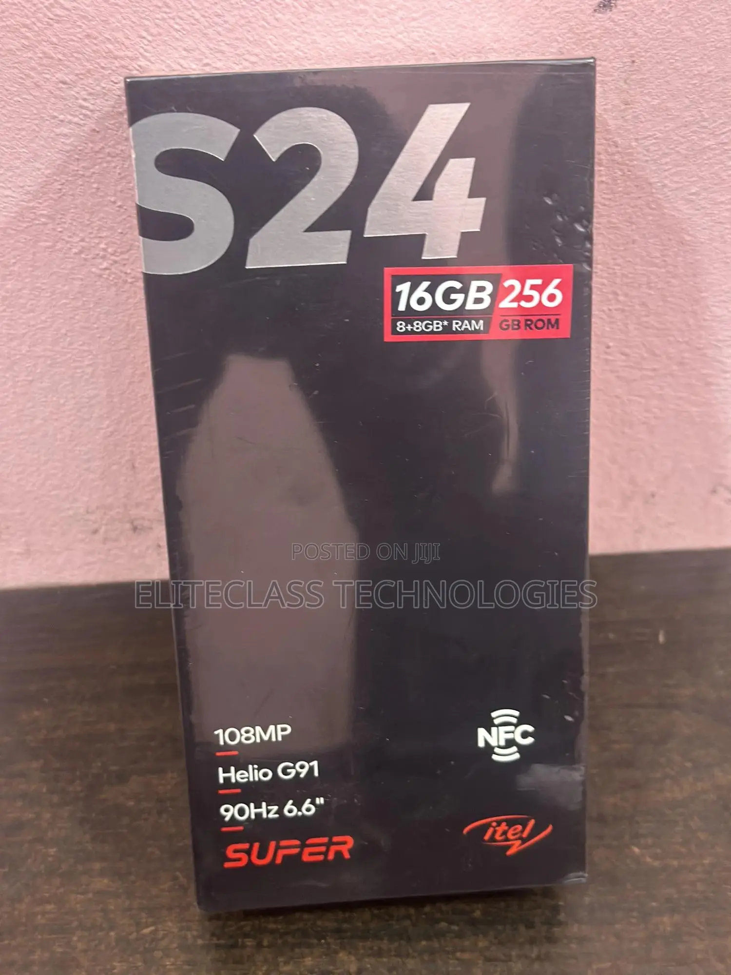 New Itel S24 256 GB Black
