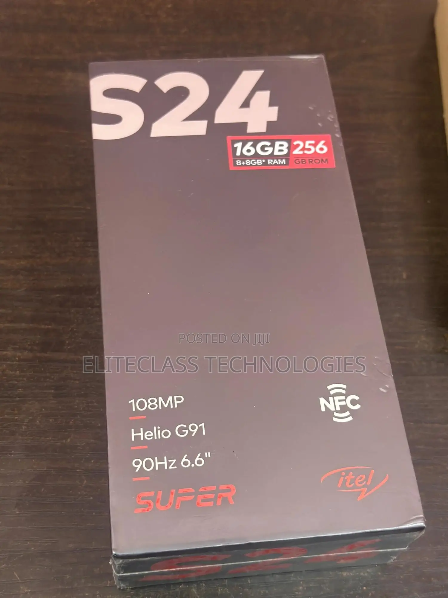 New Itel S24 256 GB Black