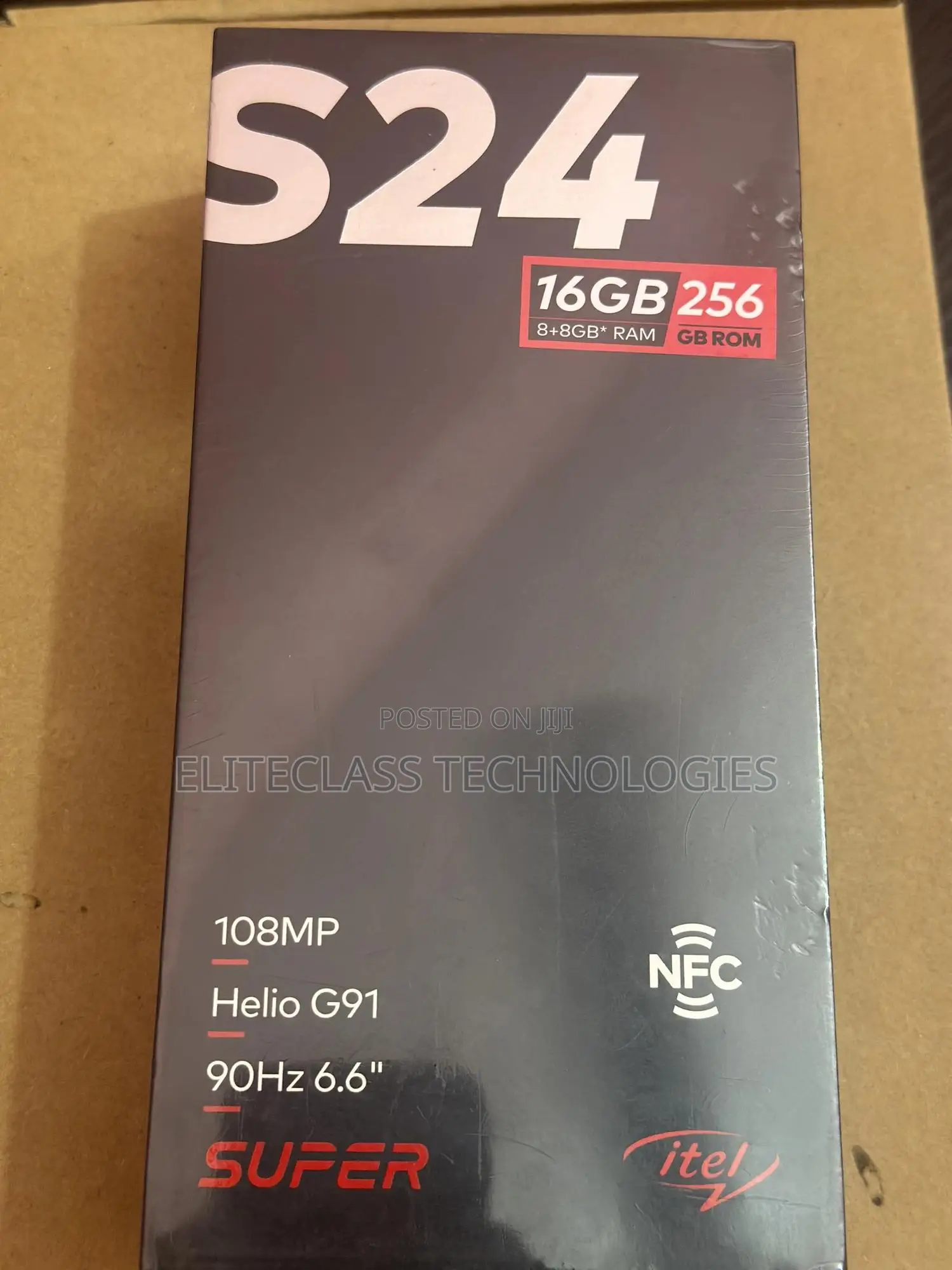 New Itel S24 256 GB Black