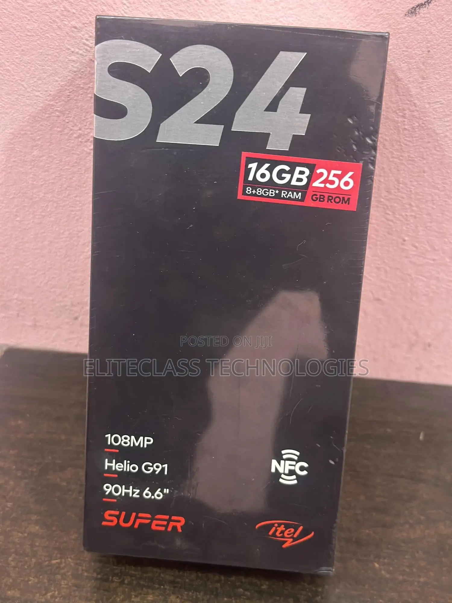 New Itel S24 256 GB Black