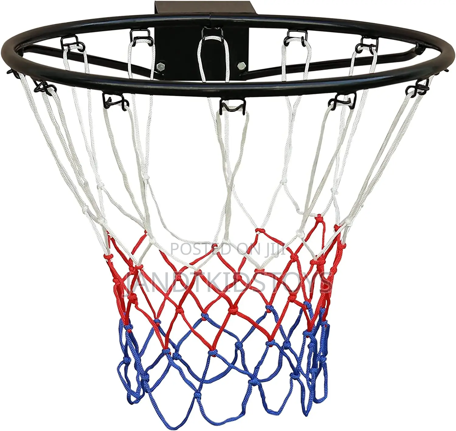 Kids Basketball Hoop Rim Set (With Ball + Net)