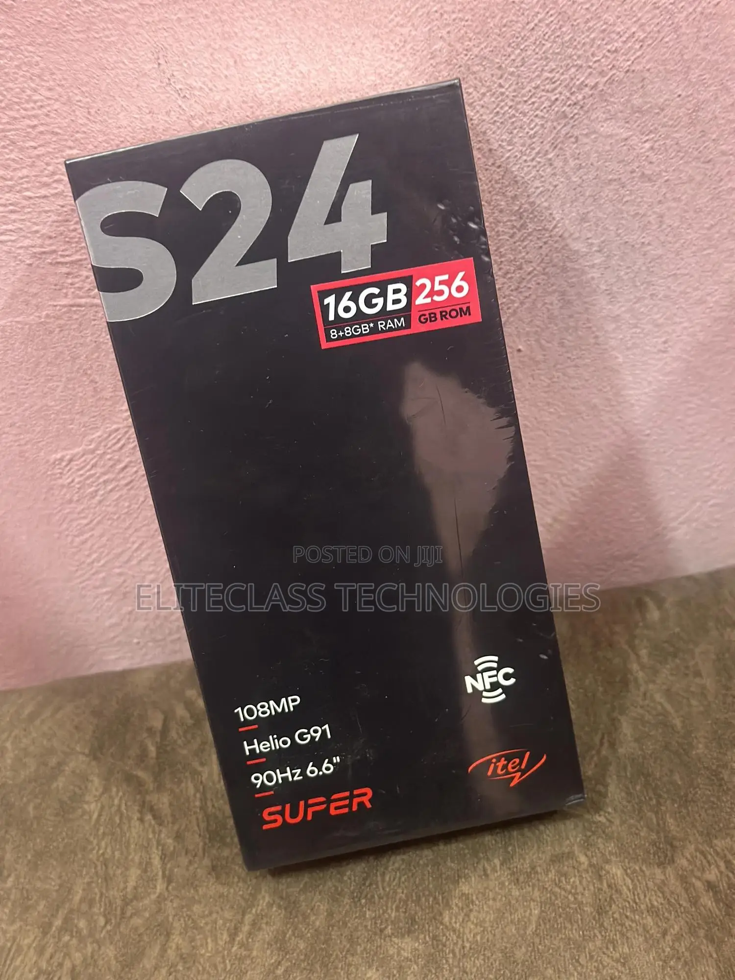 New Itel S24 256 GB Black
