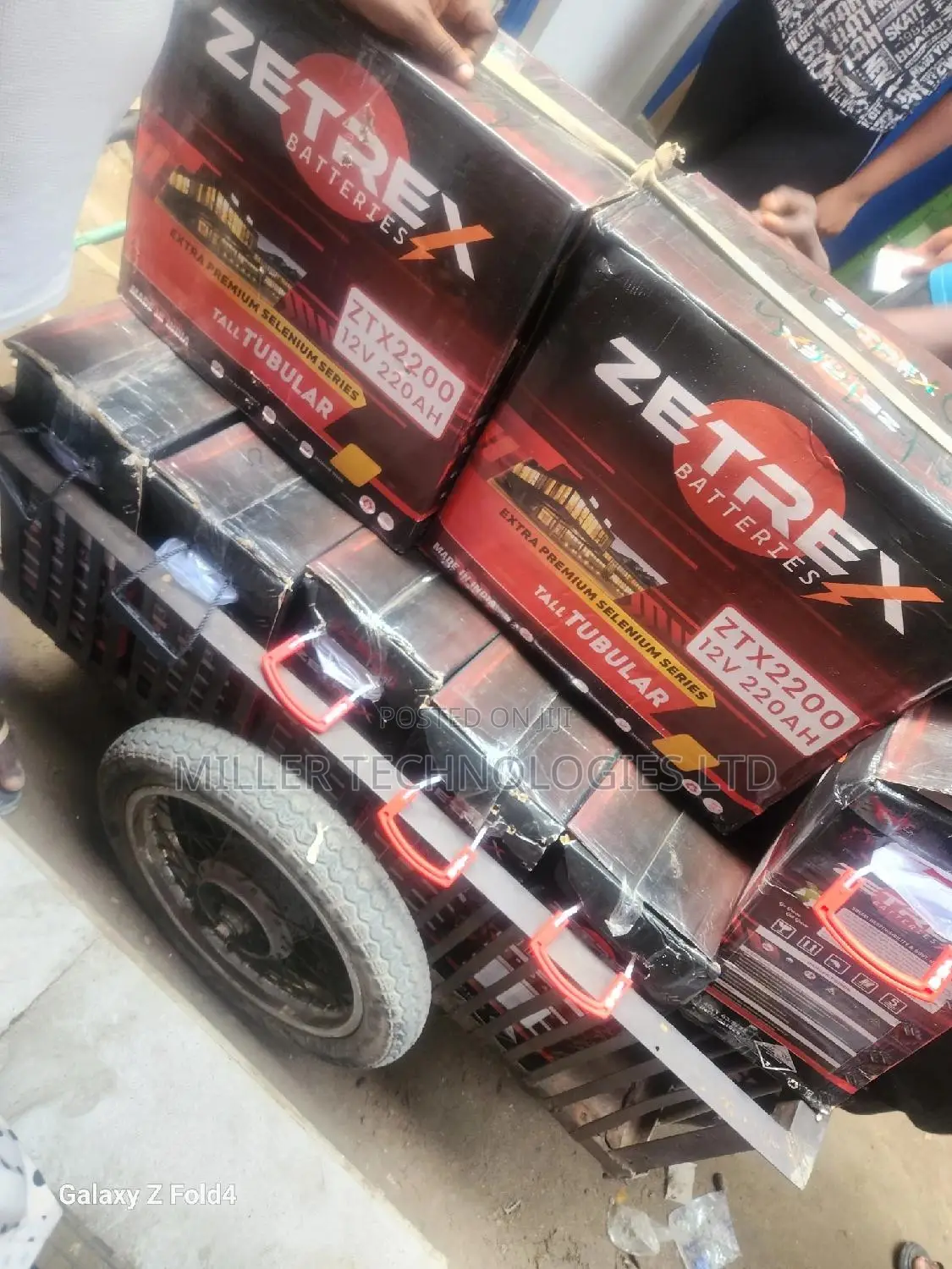 Zetrex Battery 220ah 12v Tubular Battery Supplied