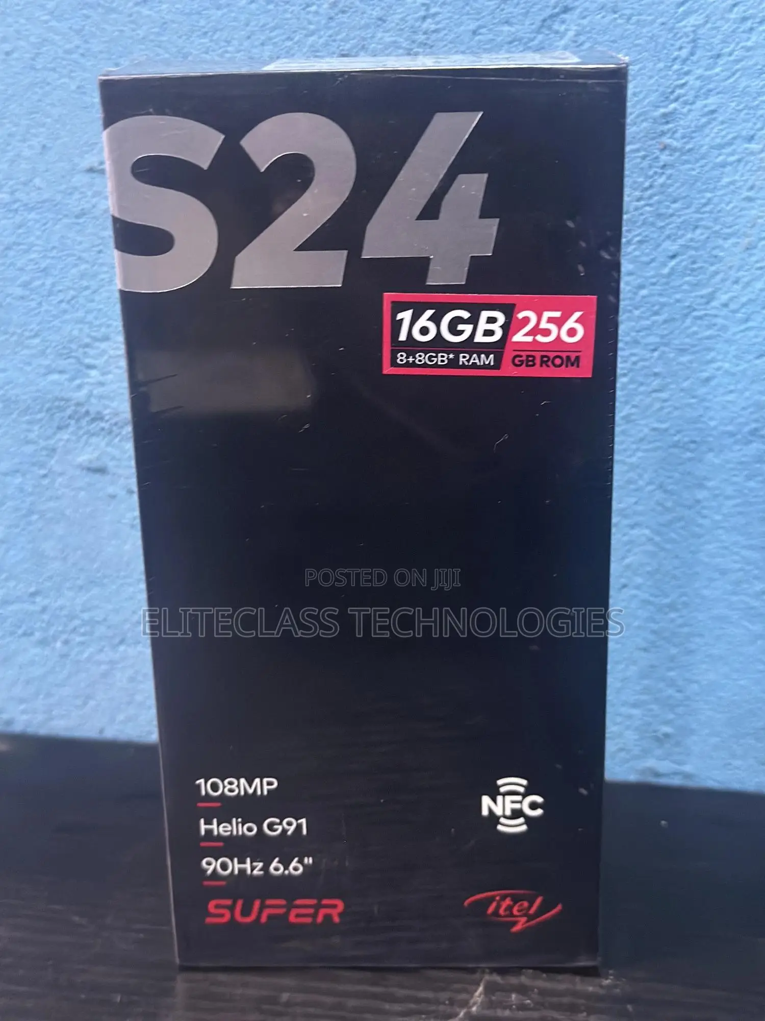 New Itel S24 256 GB Black