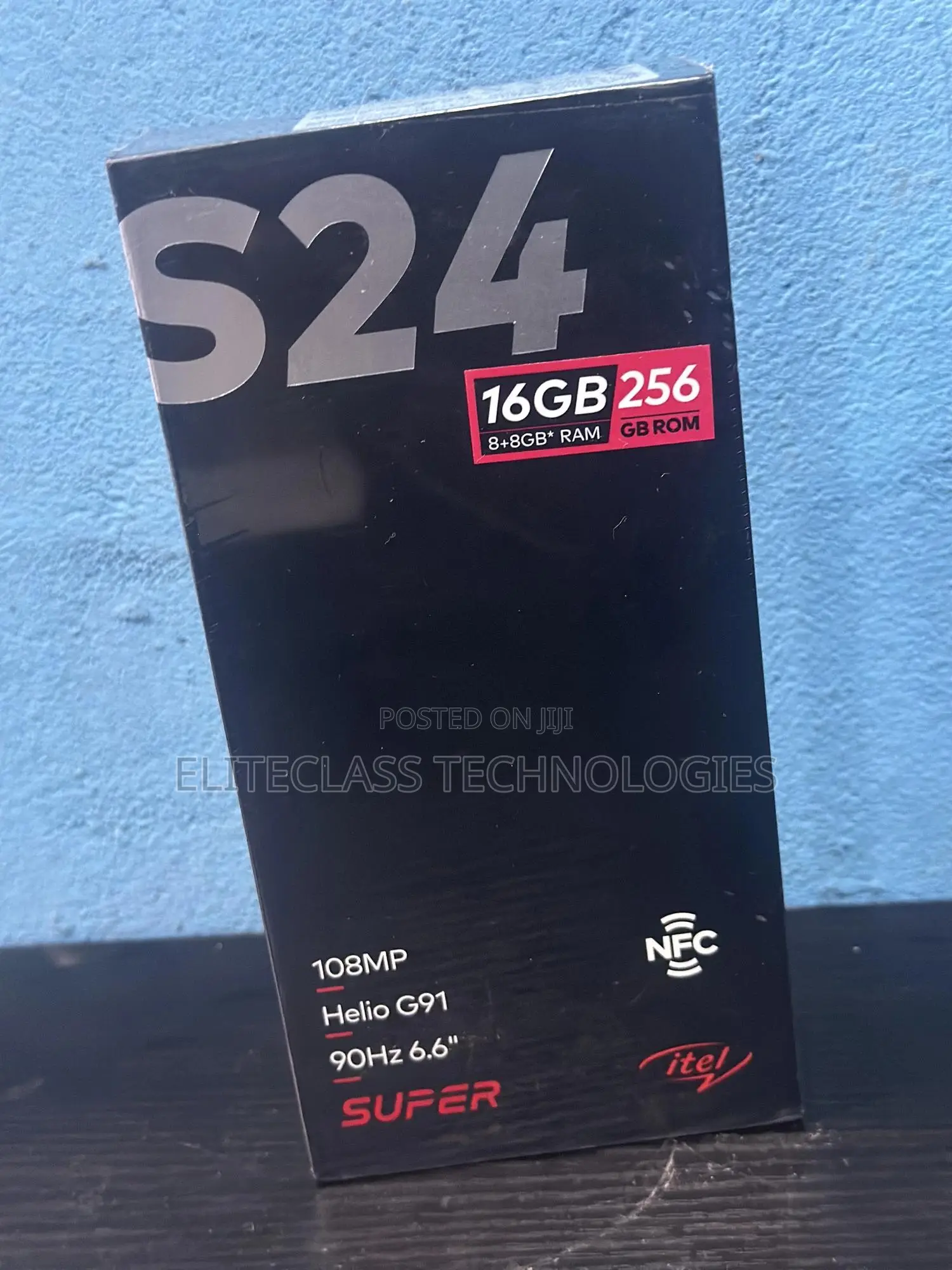 New Itel S24 256 GB Black