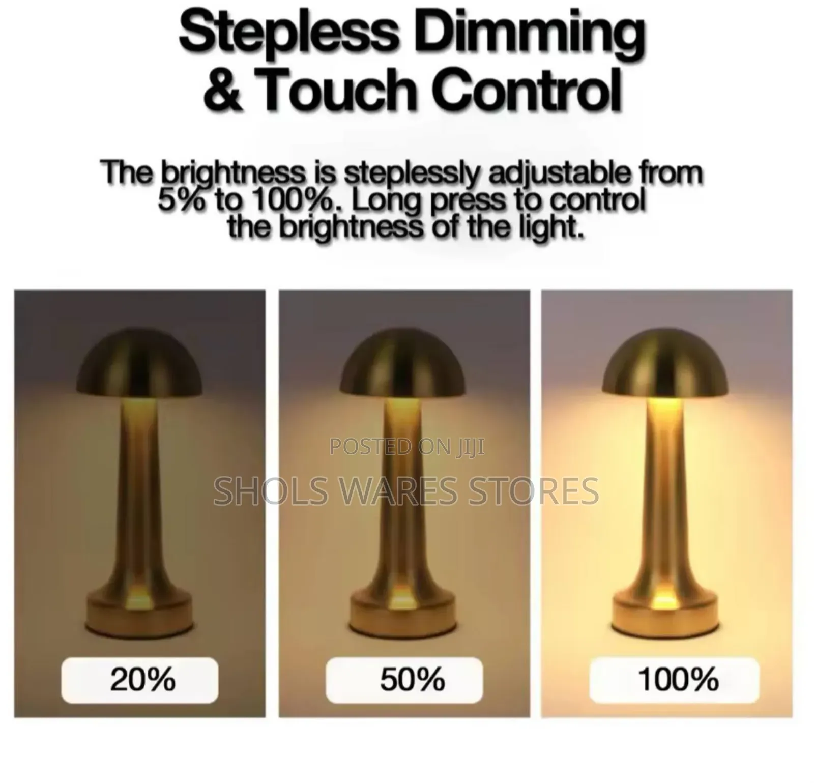 3 Color Led Table Lamp/ Bedside Lamp