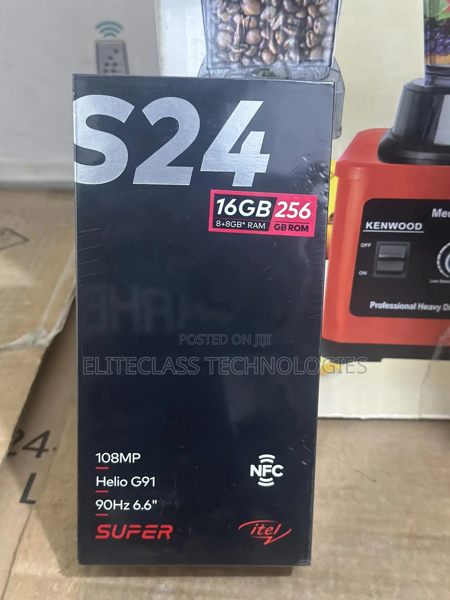 New Itel S24 256 GB Black