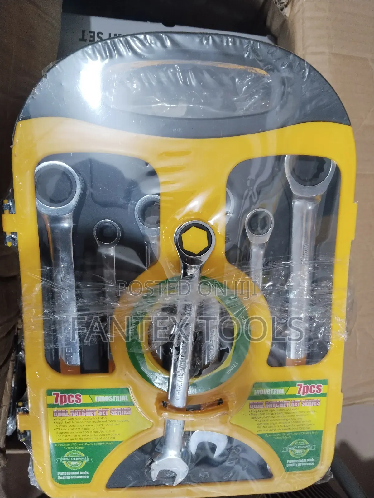 Ratchet Spanner Set 8-19 Mm