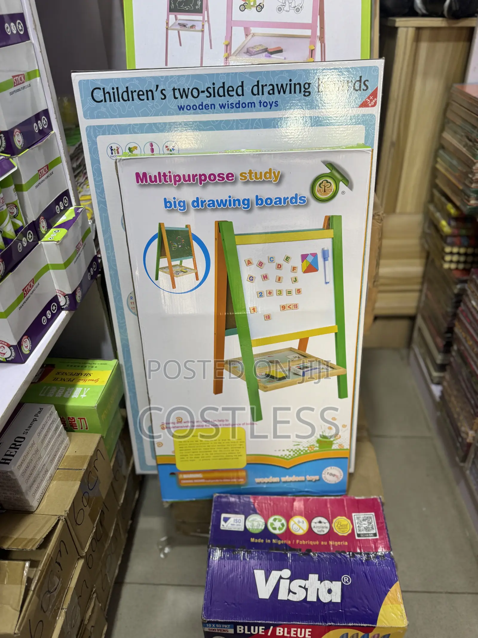 Double Sided Magnetic Learning Board for Kids.