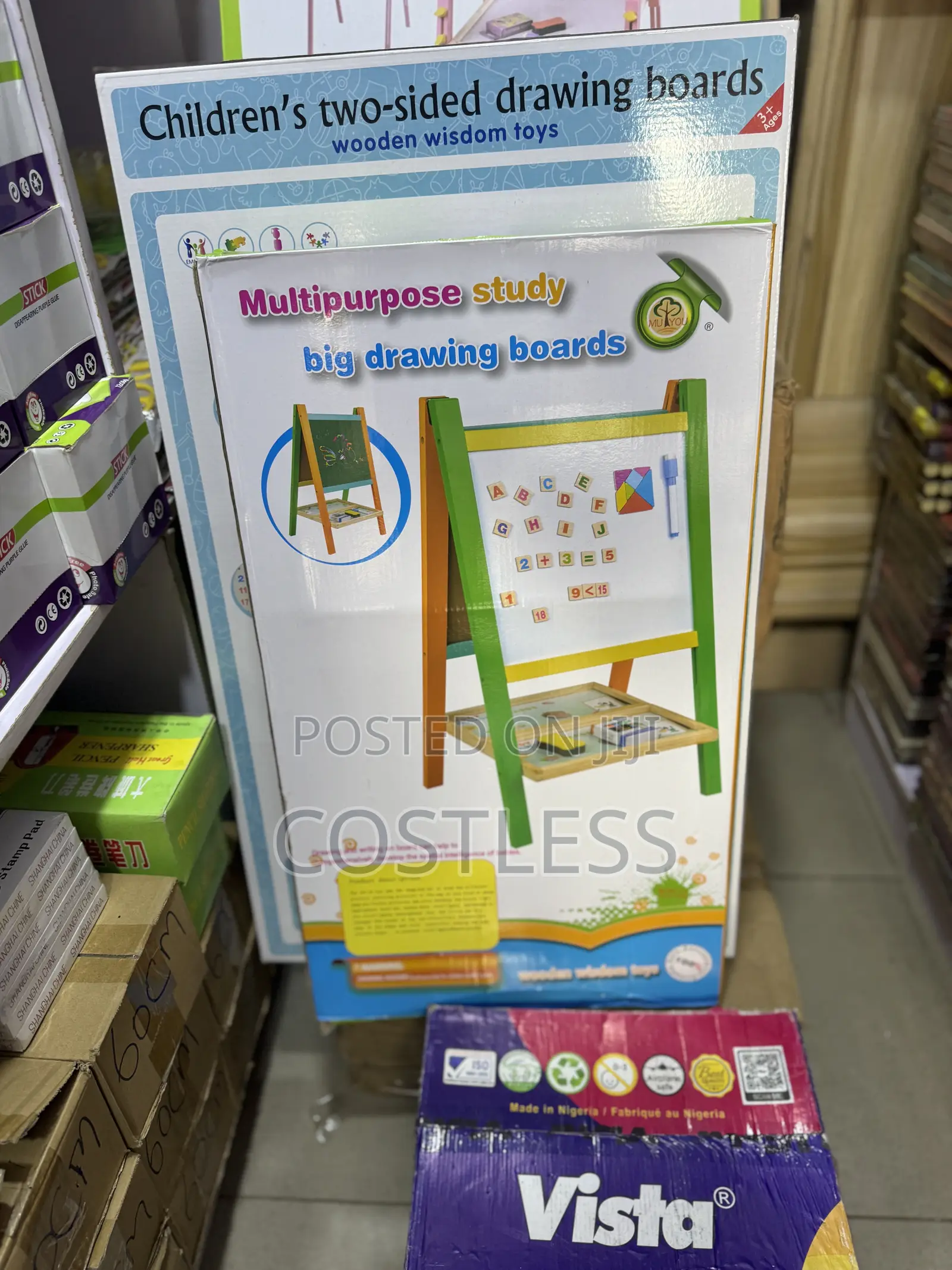 Double Sided Magnetic Learning Board for Kids.