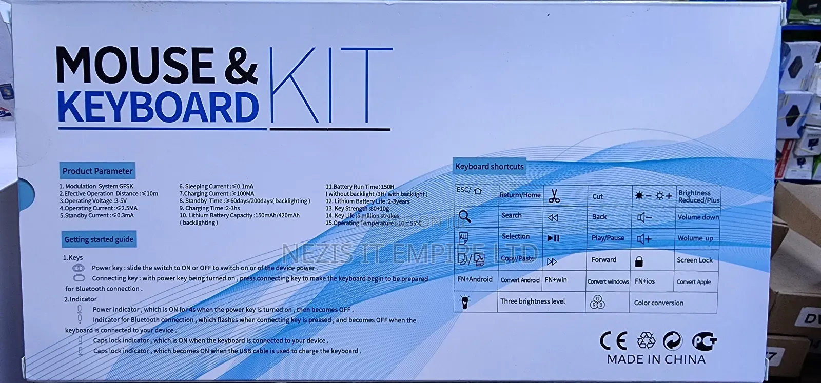 Wireless Mouse and Keyboard Kit