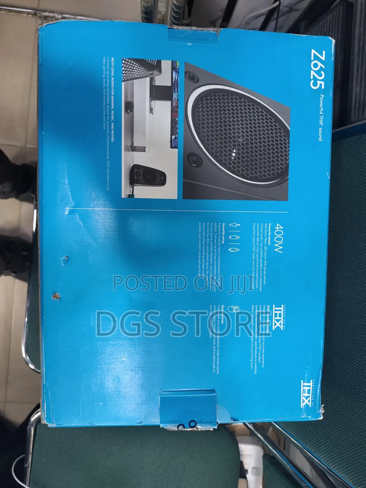 Logitech Z625 400w Powerful THX Sound Wired Speaker Pc, Ps4, Xbox,Tv