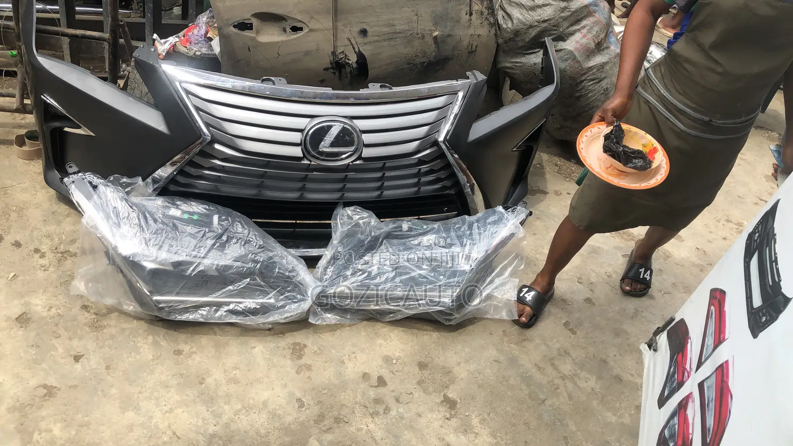 Replacement For Lexus Rx350 Complete Bumper With Headlight 2017 2018