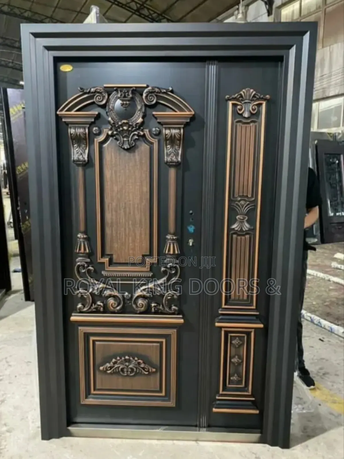4ft by 7ft German Copper Cast Security Door