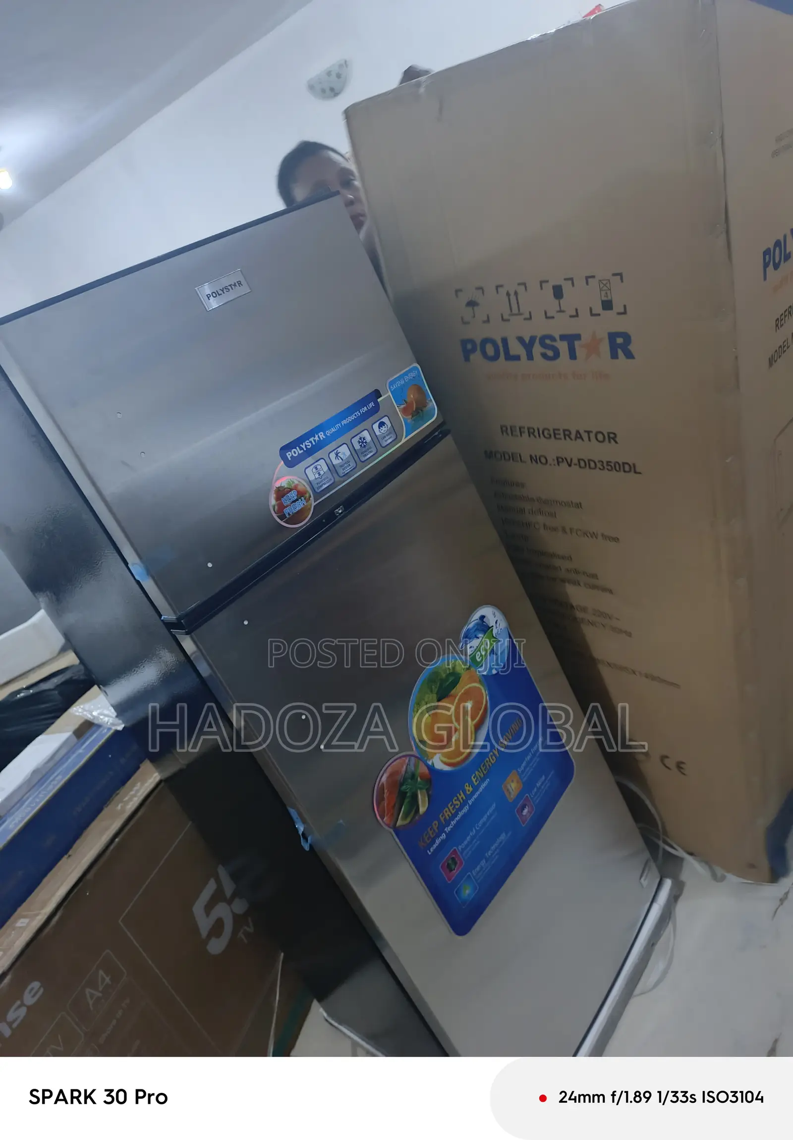 Polystar Fridge – Modern Inverter Double Door Design