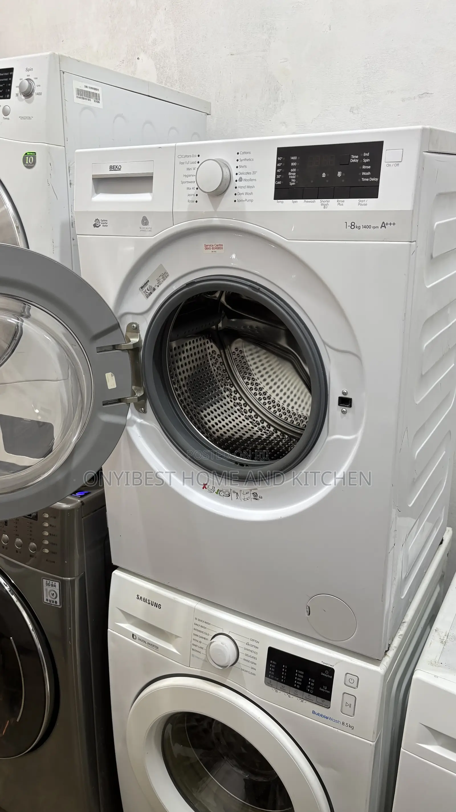 8kg Wash Rinse and Spin Beko Inverter Washing Machine