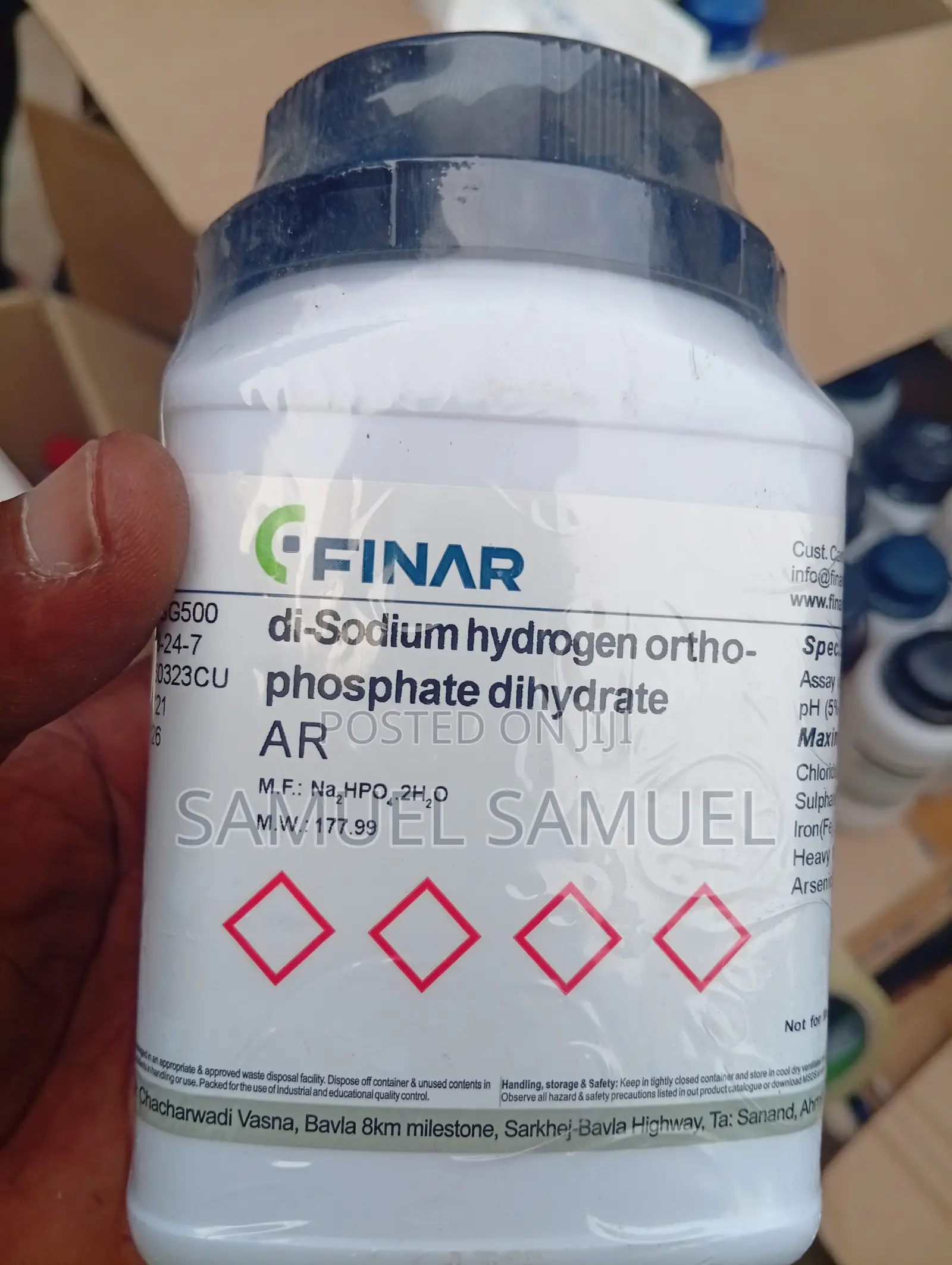 Di Sodium Hydrogen Orthophosphate Dihydrate