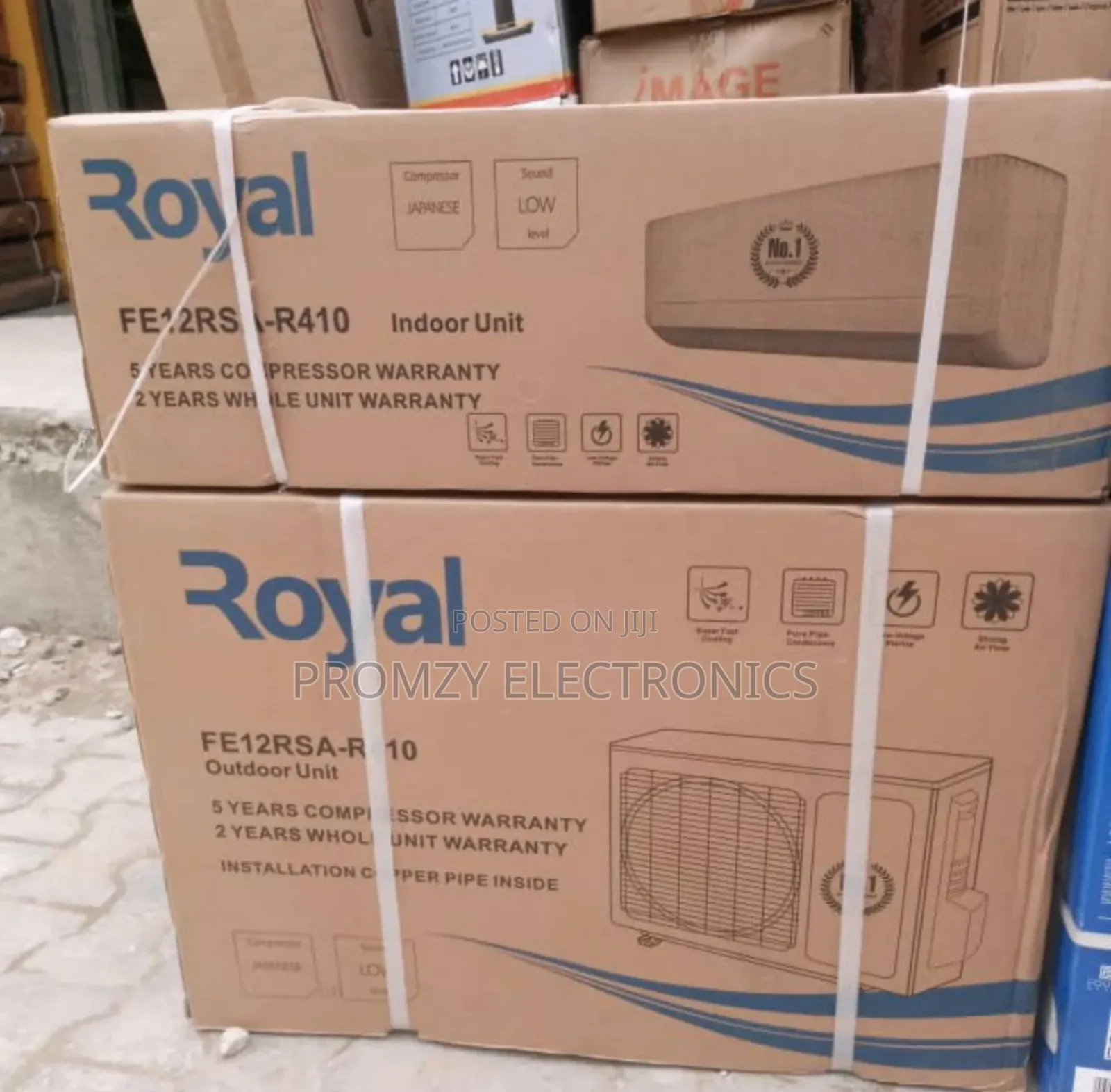 Original Royal Inverter Air Conditioner 1hp With Kits