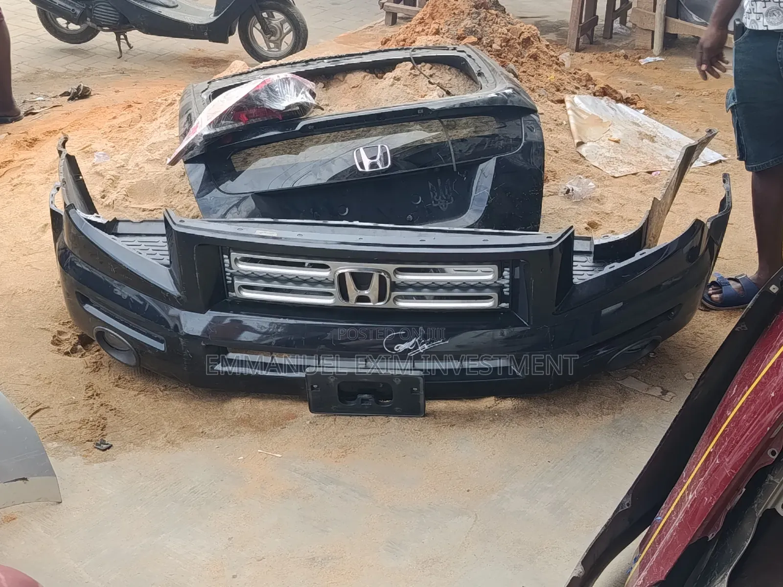 Complete Front Bumper Honda Ridgeline 2012
