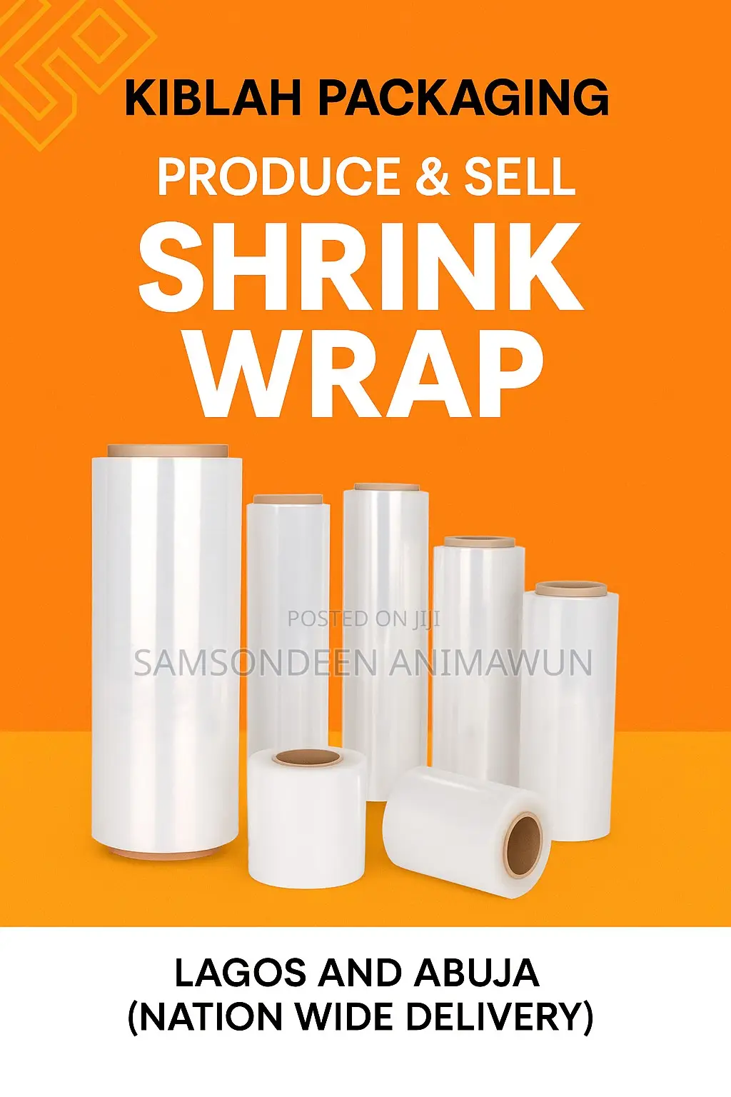 Shrink Wrap for Retail Industrial Use – Lagos