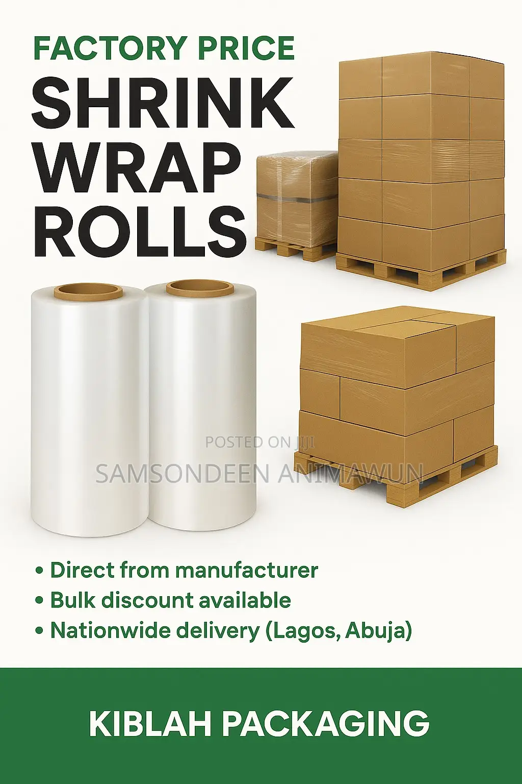 Export Quality Shrink Wrap for Packaging – Lagos Supplier