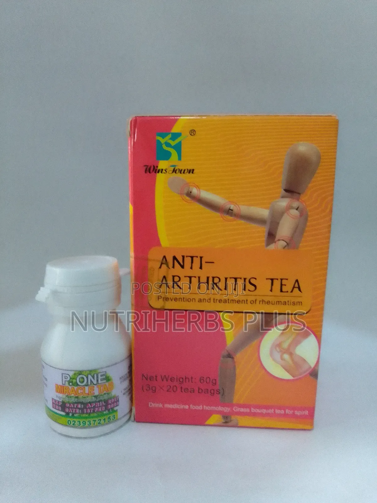 P-One Miracle Tablet+Wins Town Anti Arthritis Tea: Arthritis Solution