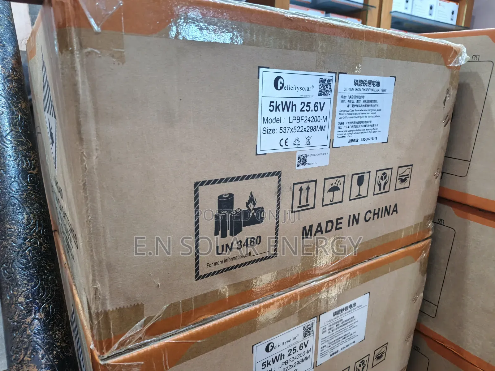 Felicity 5kwh/24v Lithium Batterie Available