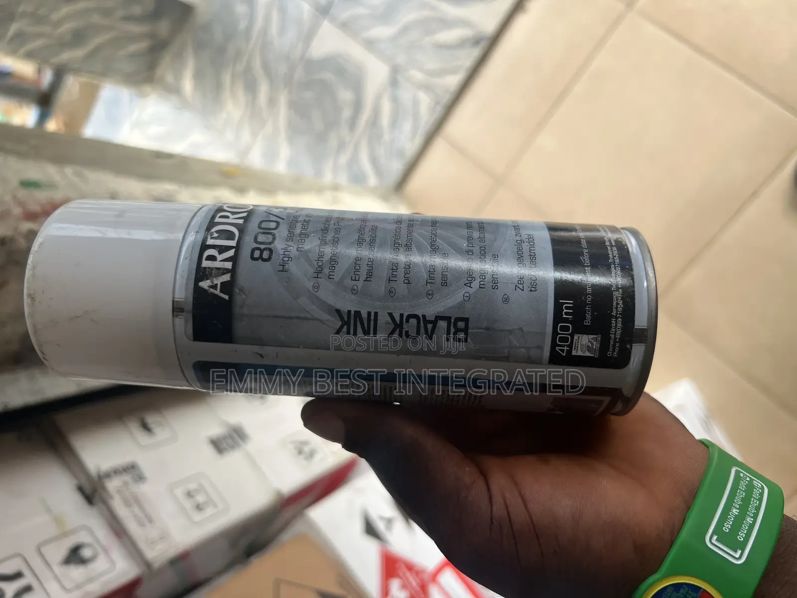 800/3 Black Magnetic Ink