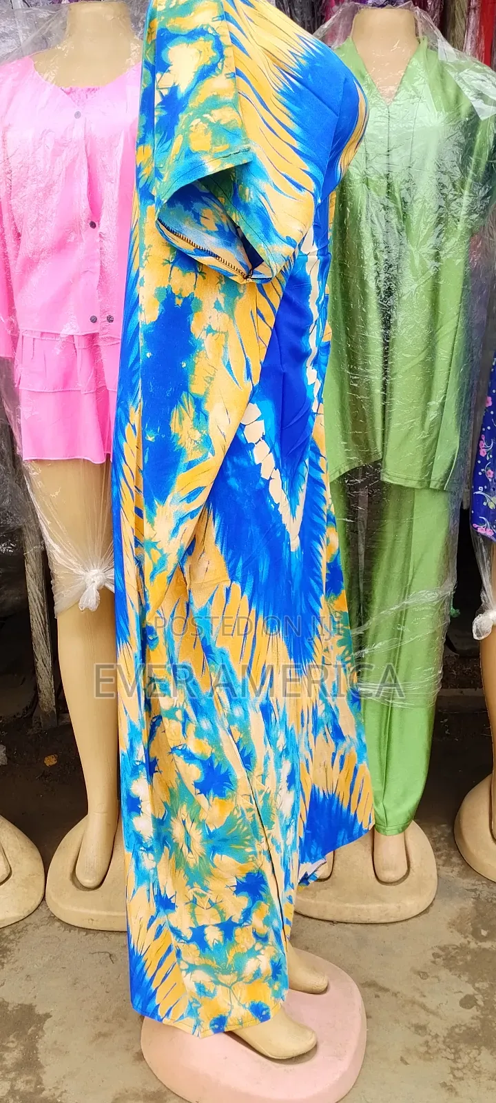 Brand New Clothes Woman Wear Long Gown Free Hand