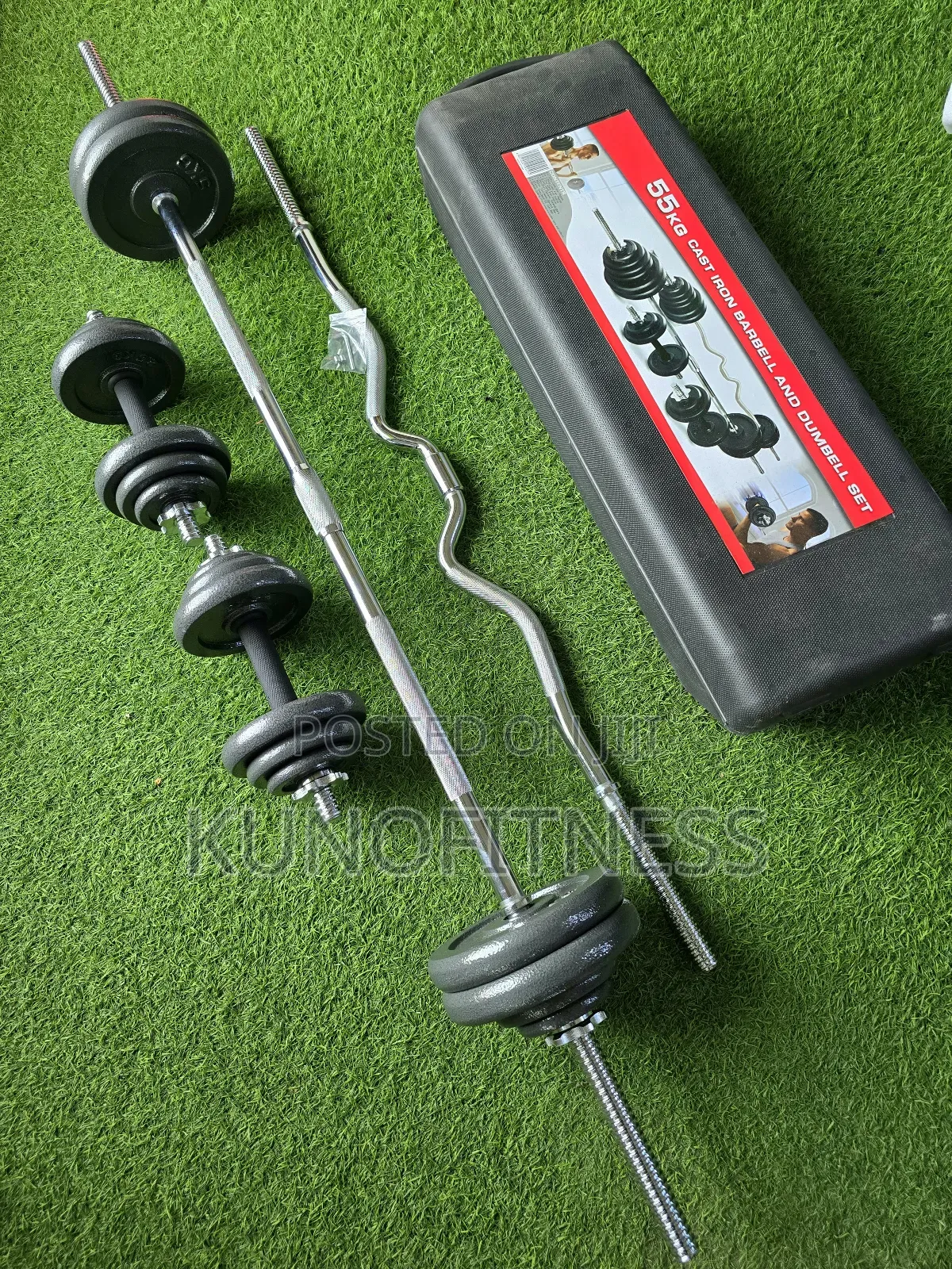 Brand New 55kg Weight Set - Original