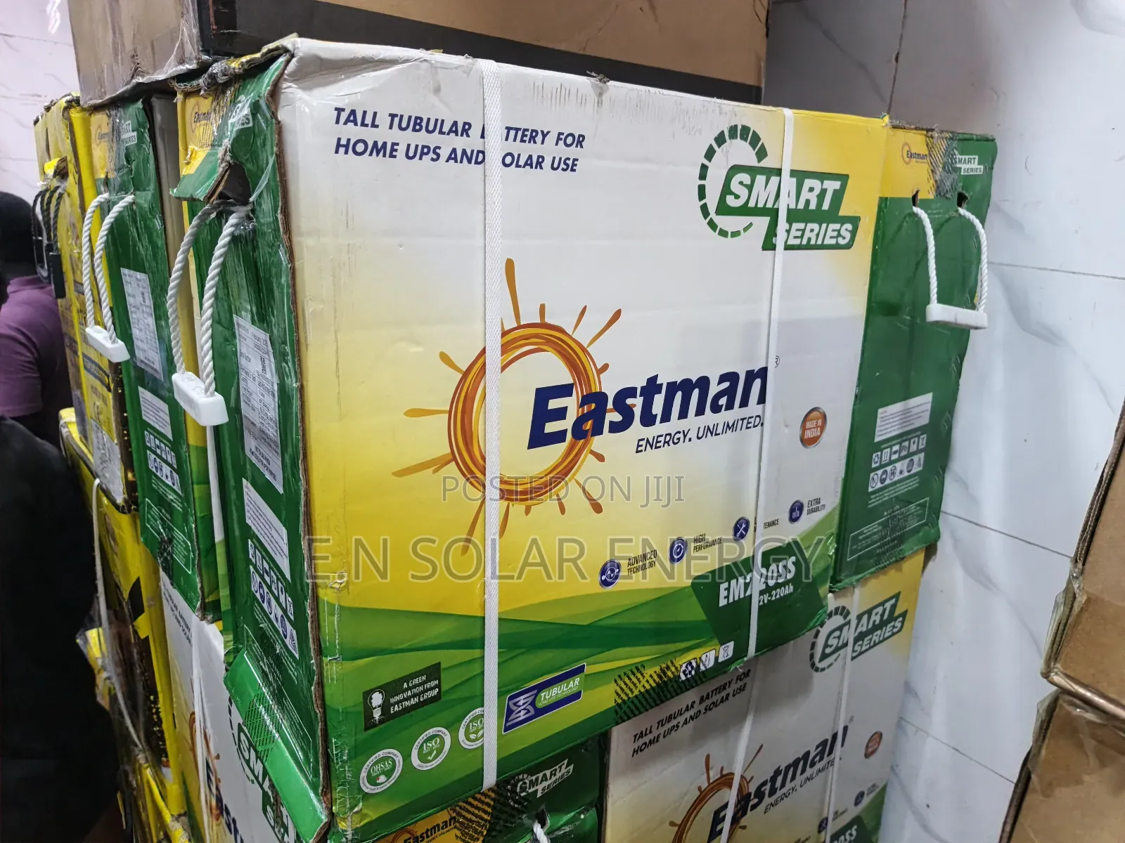 220ah Indian Eastman Tall Tubular Battery Available