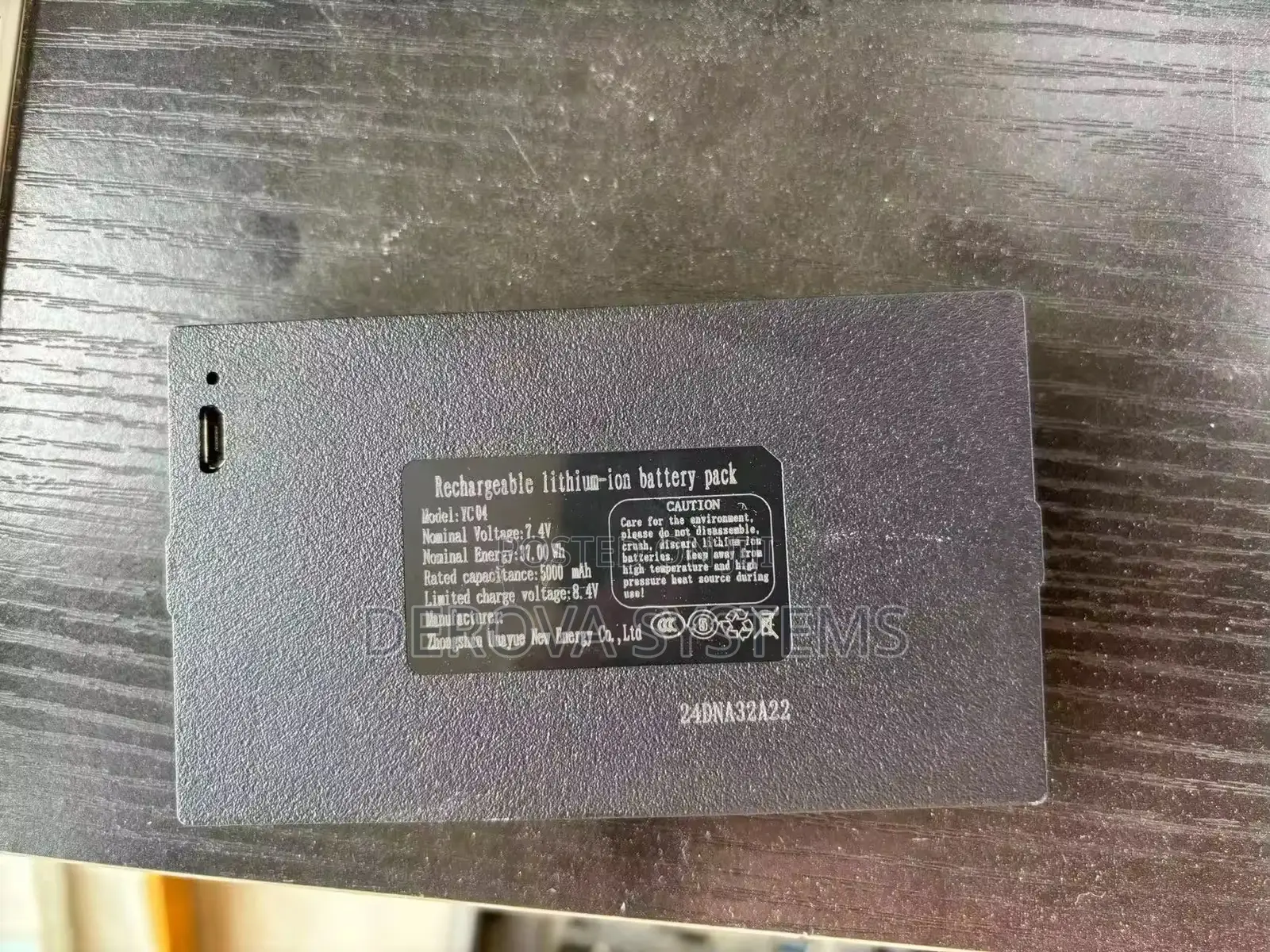 Smart Door Lock Rechargeable Lithium Battery