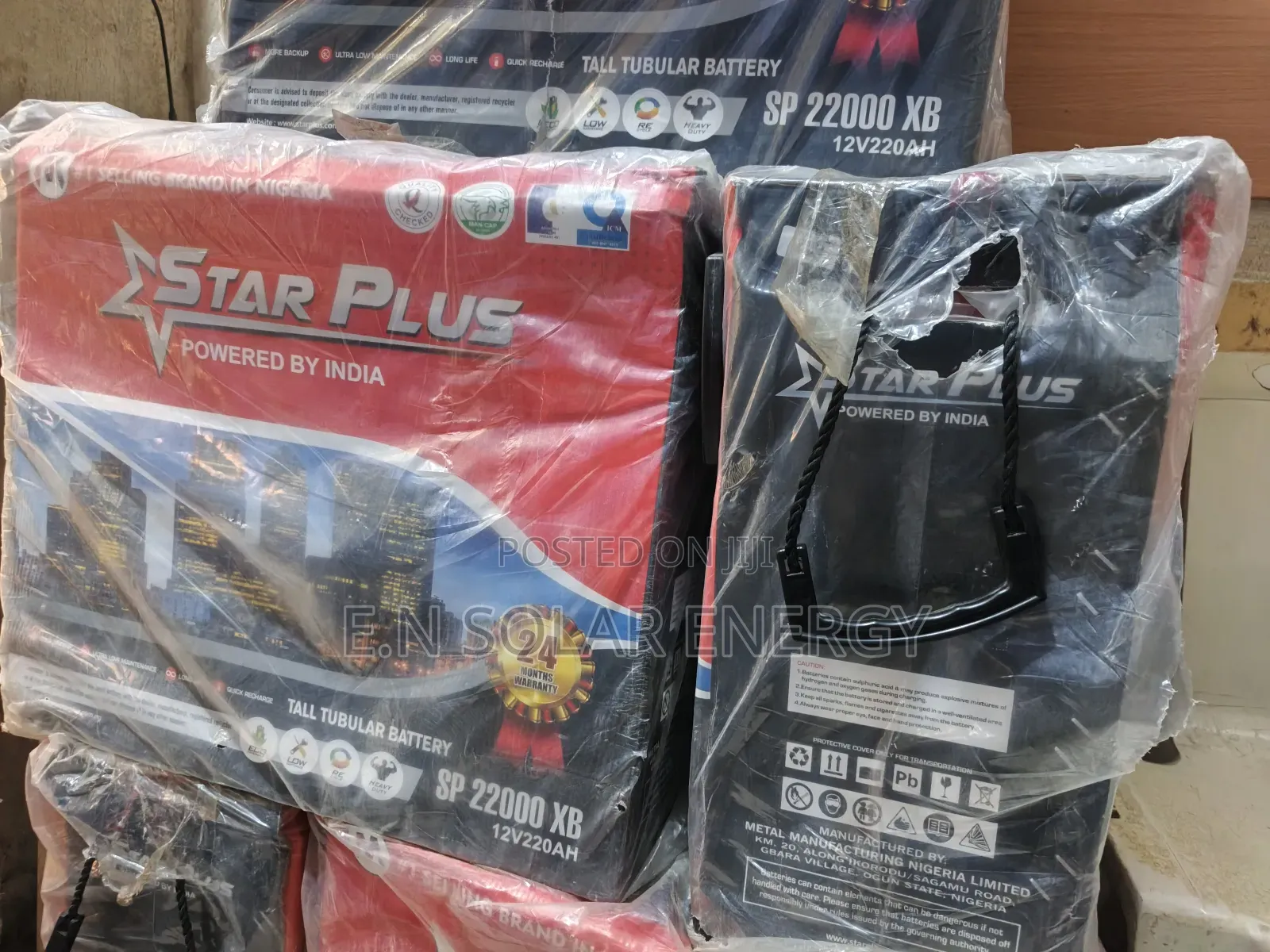220ah Star Plus Indian Tall Tubular Battery Available Now 