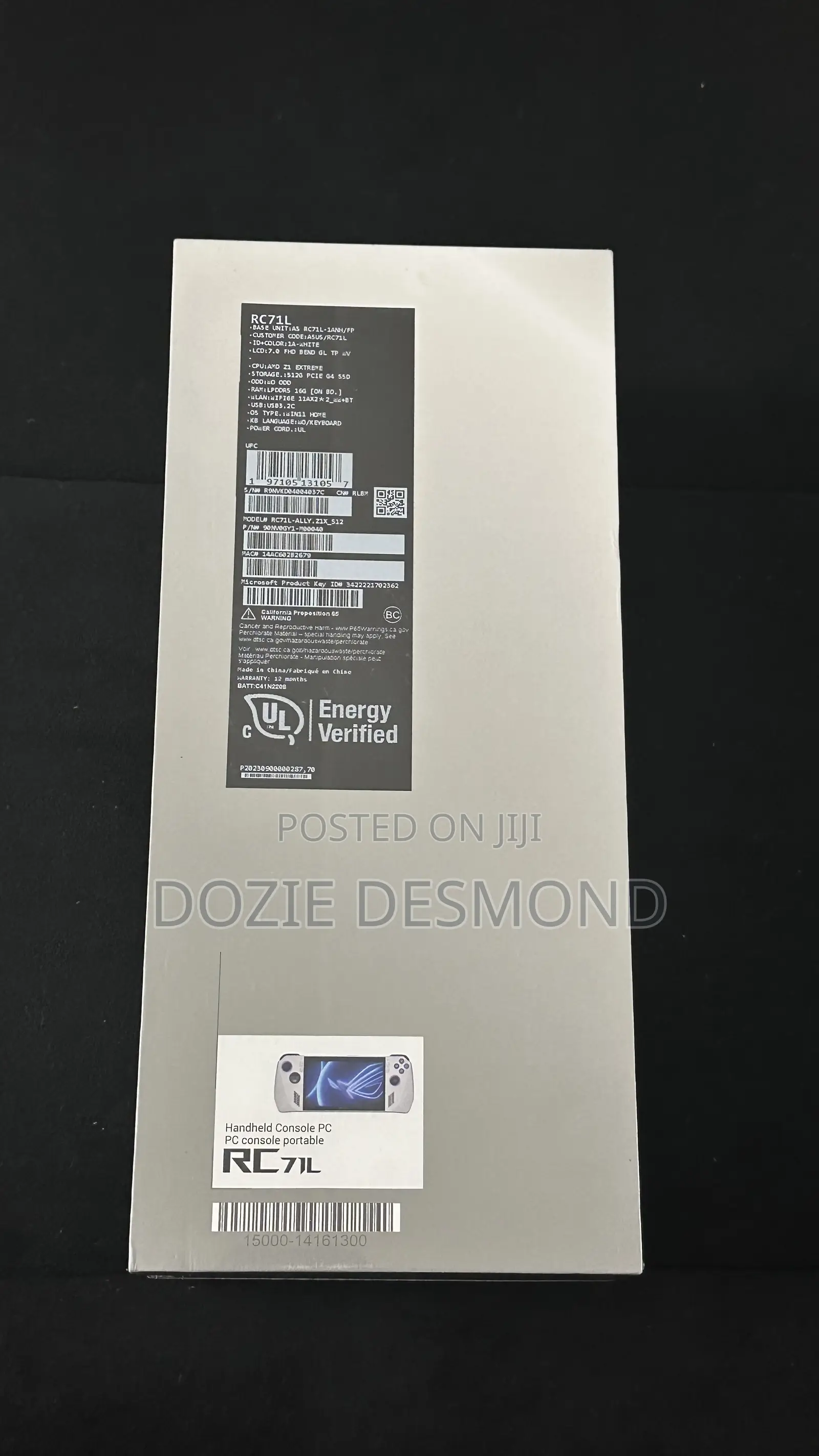 Asus Rog Ally Z1 Extreme.512gb