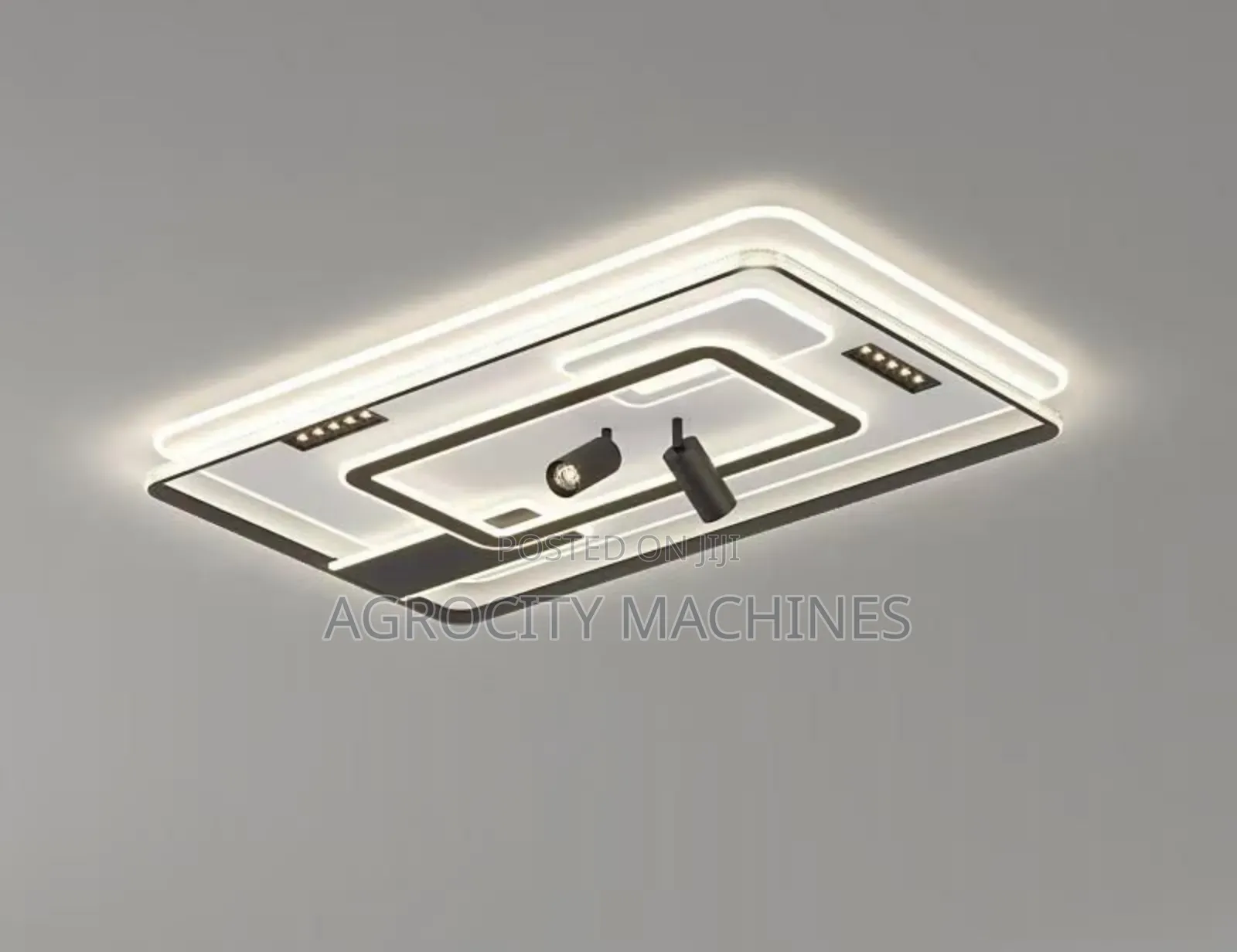 Led Flush Mount Ceiling Light With Adjustable Spotlights.